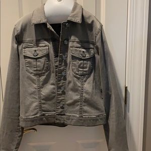 Gray jean jacket